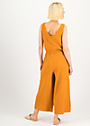 Jumpsuit One For All, palm brown, Trousers, Brown