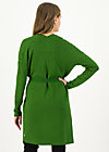 Long Cardigan rendez-vous with myself, green plume, Knitted Jumpers & Cardigans, Green