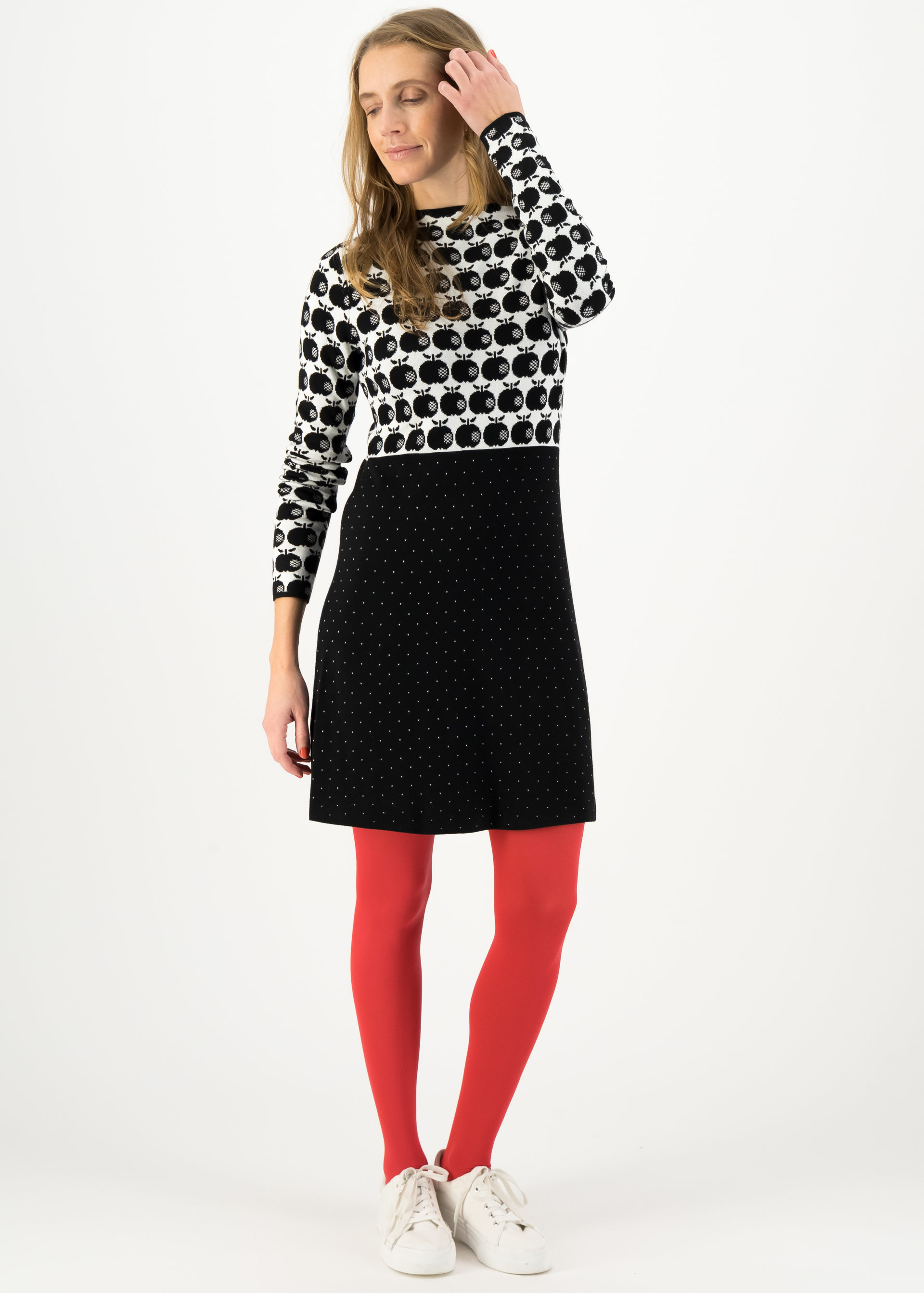 Strickkleid stricklizzi, knit black apple, Kleider, Schwarz