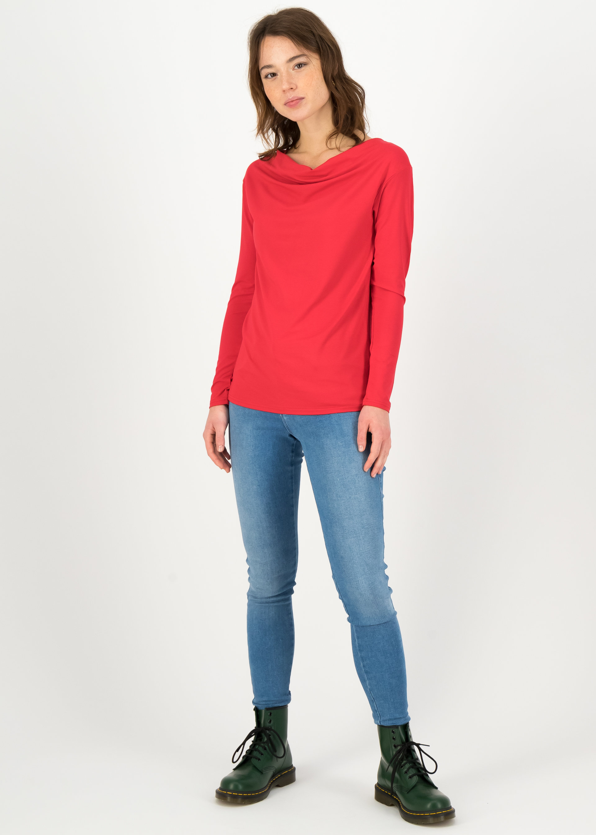 Longsleeve cascadella pure, red fire, Shirts, Rot