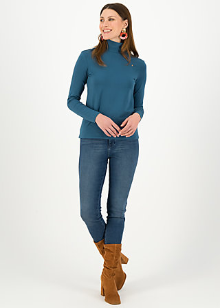 Longsleeve lonely lips turtle, blue night cha, Tops, Blue