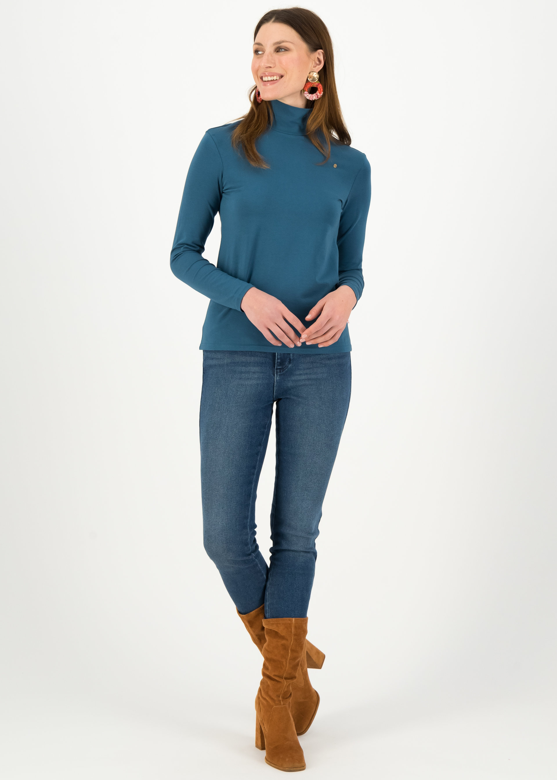 Longsleeve lonely lips turtle, blue night cha, Tops, Blue