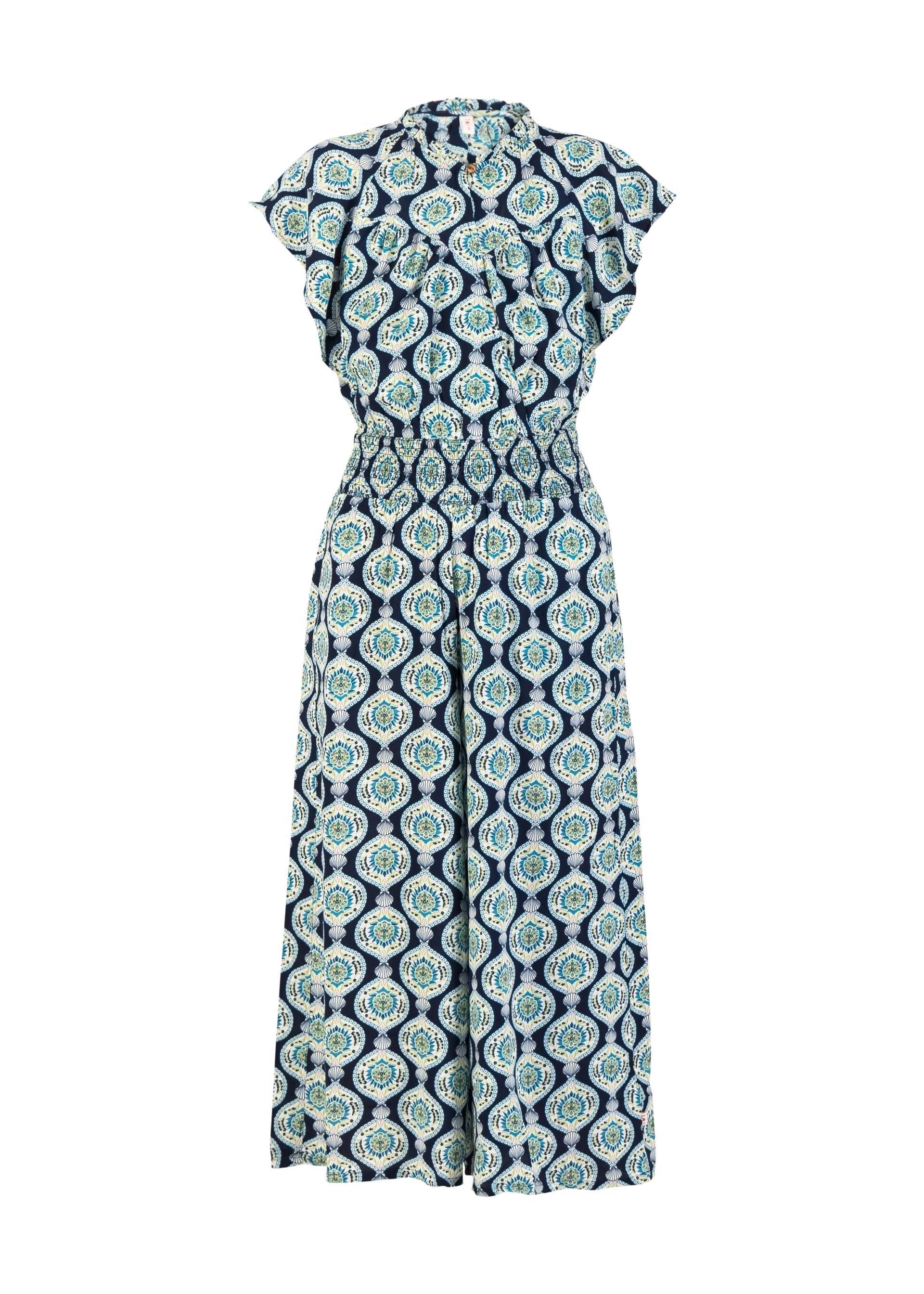 Jumpsuit Love's Lightest Wings, romantic shell mosaic, Jumpsuits, Blau