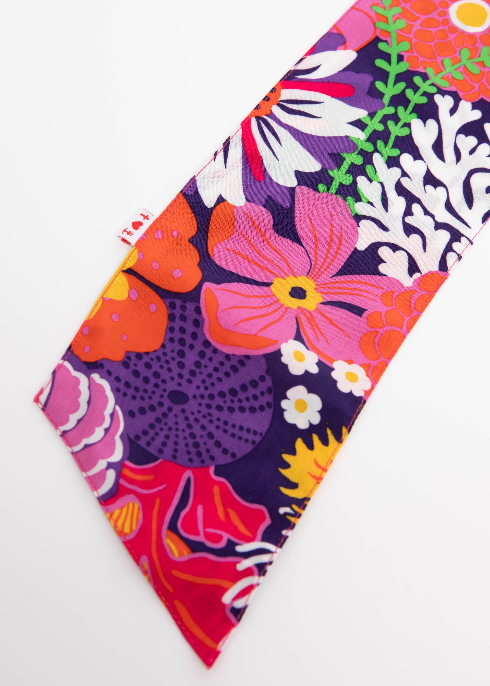 Tuch Tante Variante, coral flower, Accessoires, Lila