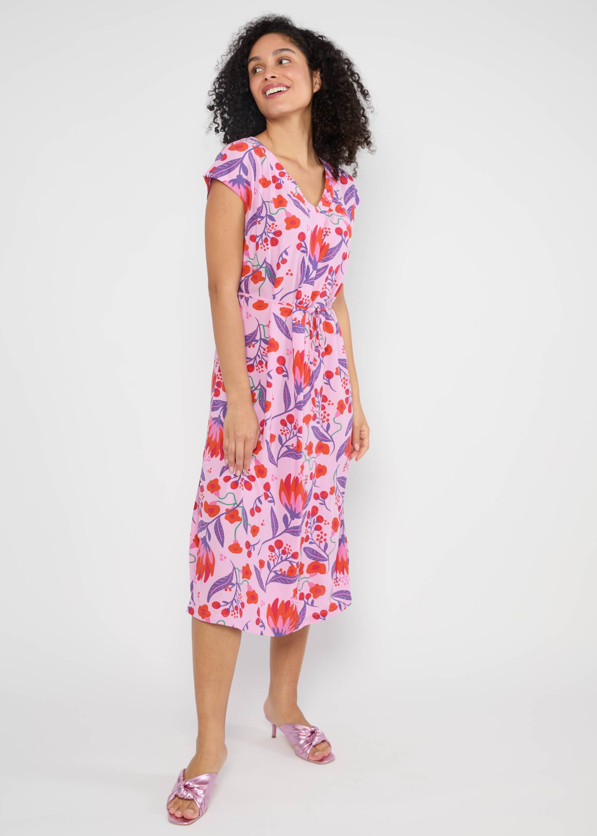 Midikleid Total Liberty Maniac, twisty tully, Kleider, Rosa