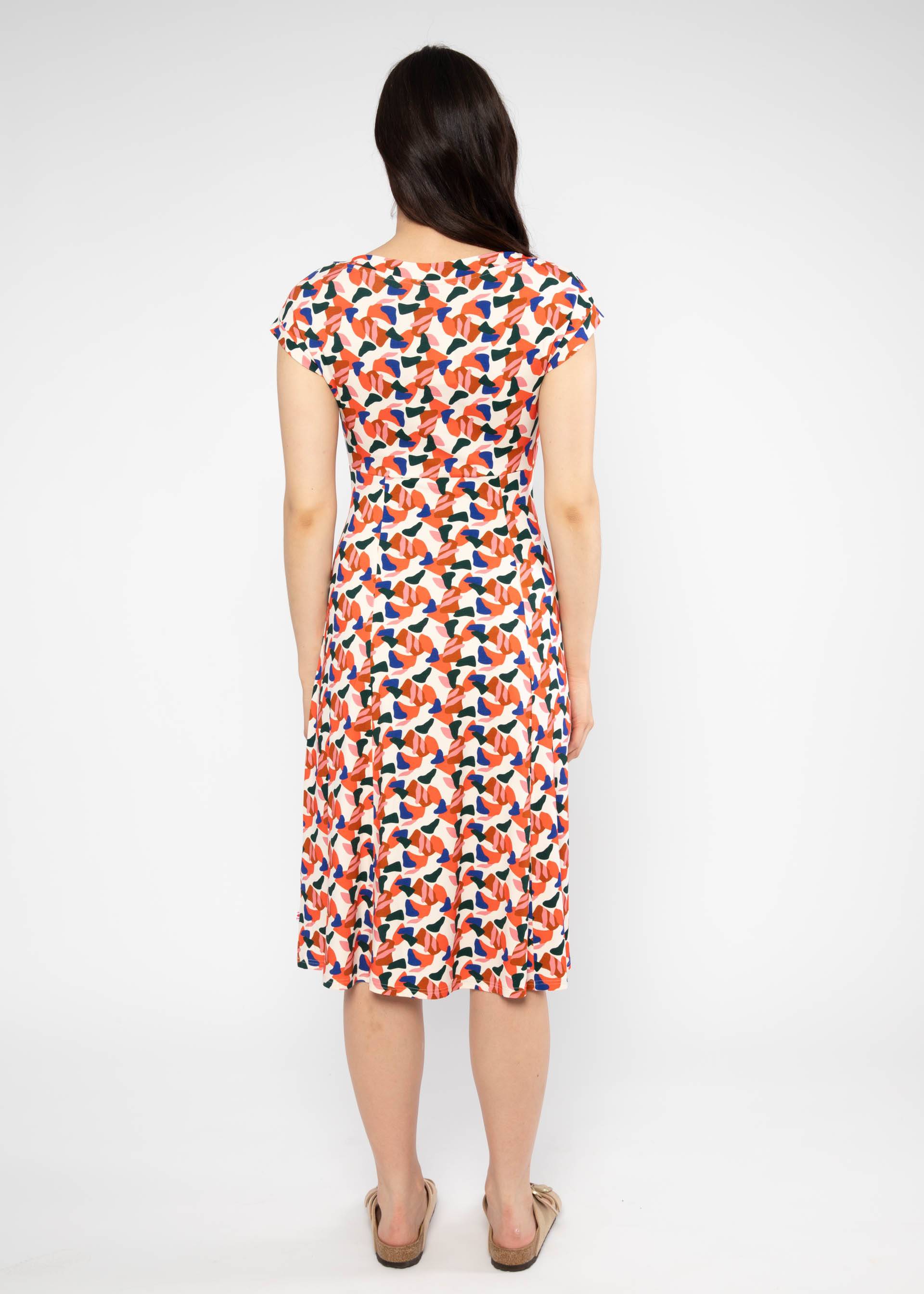 Midi Dress Mothers Arms, stones of heat, Dresses, Orange