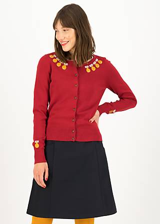 Cardigan save the brave, red classic, Knitted Jumpers & Cardigans, Red