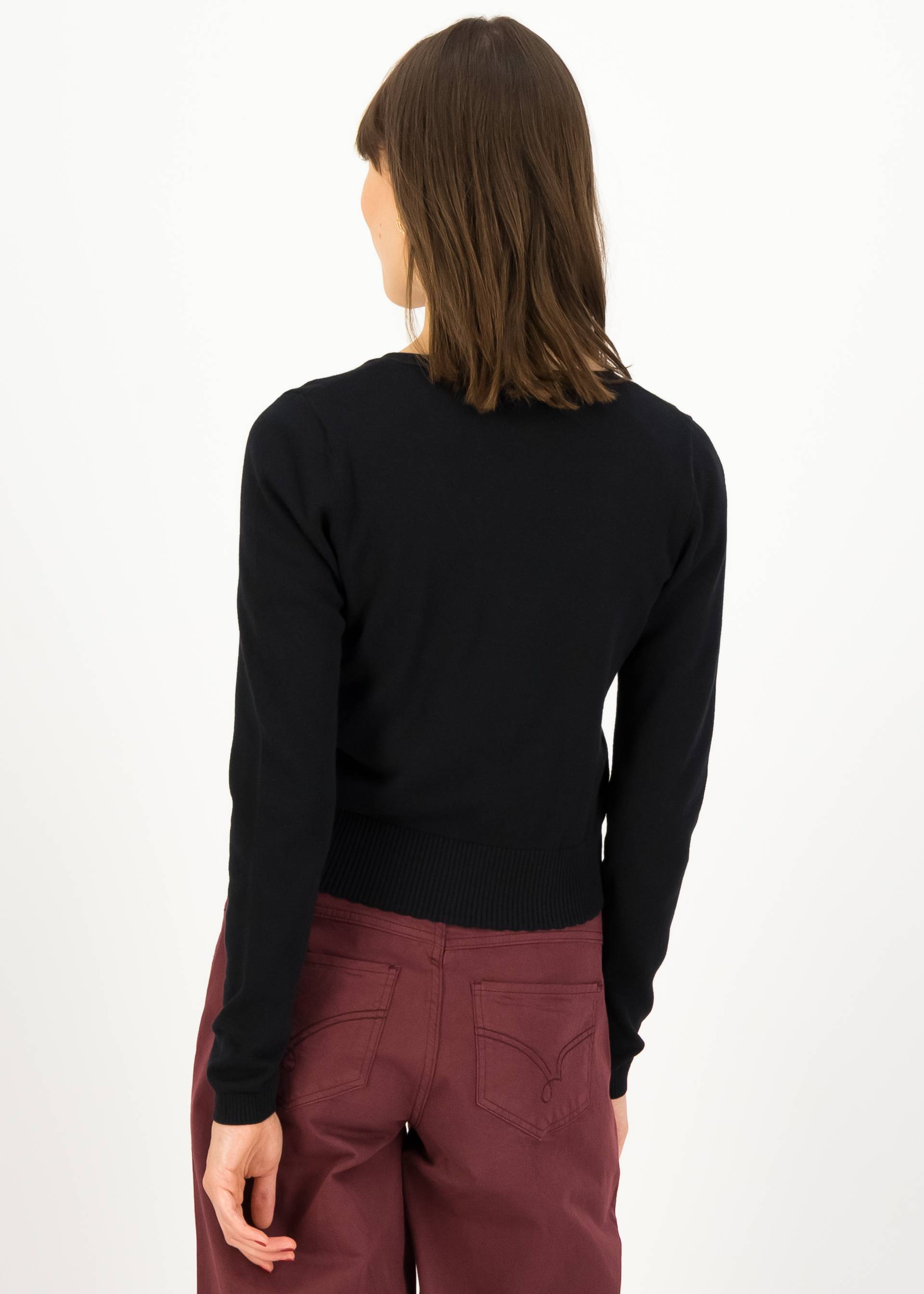 Cardigan save the world, blacky classic, Cardigans, Schwarz