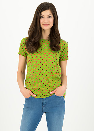 T-Shirt chanson d amour, strawberry soucre, Shirts, Green