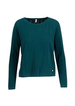 Knitted Jumper Chic Promenade, wave me away knit, Knitted Jumpers, Blue