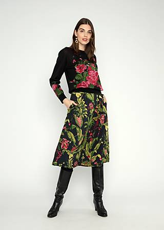 Midirock Flowtime, botanical bohemians, R&ouml;cke, Schwarz