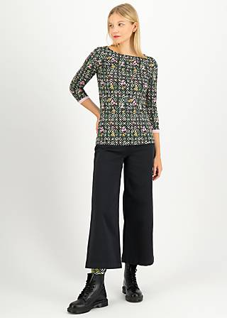 Jersey Top Oh Marine, sleeping beauty, Tops, Black