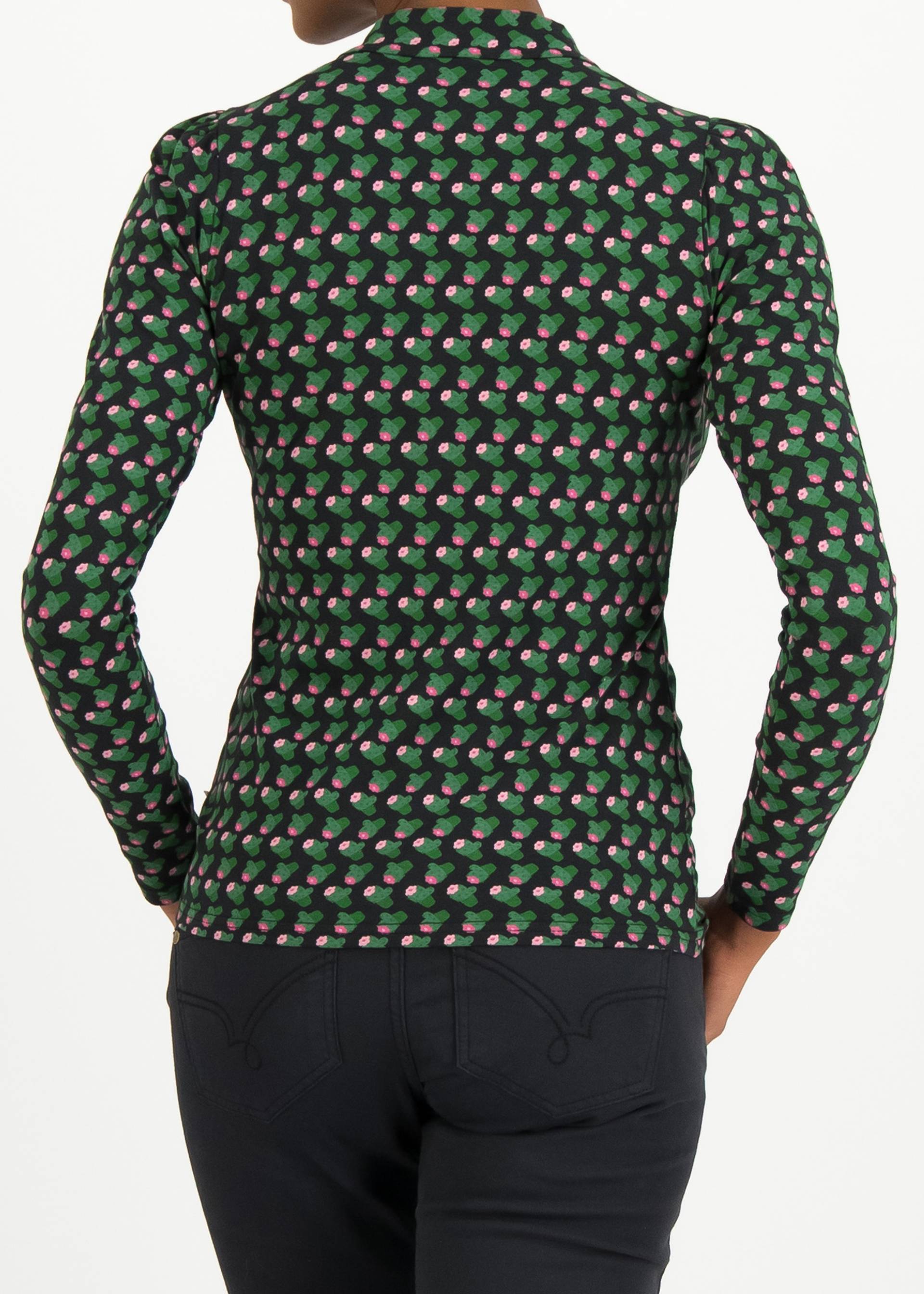 Longsleeve Poetic Garden, tiny little cactus, Shirts, Schwarz