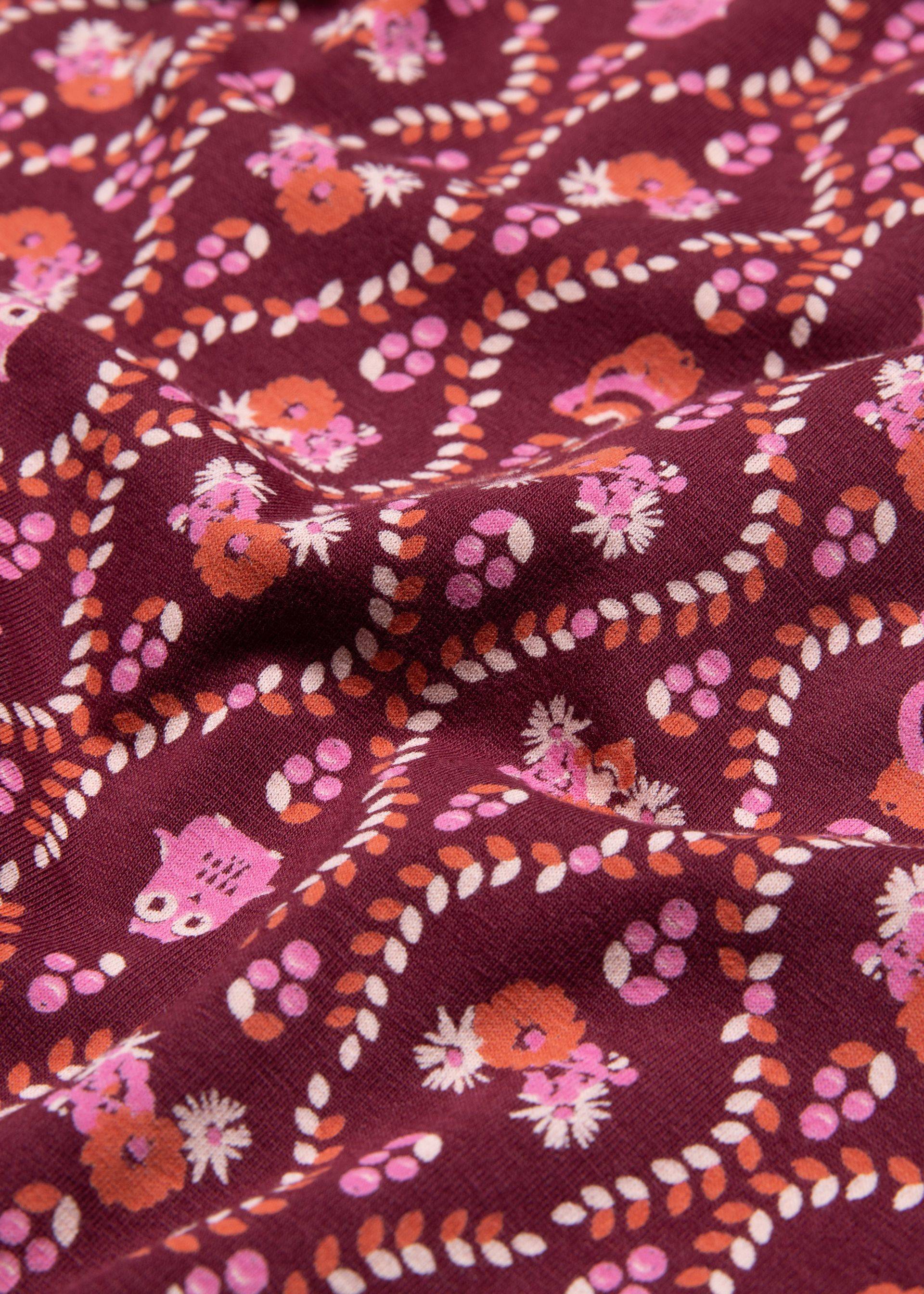 Longsleeve Savoir Vivre, rainbow animals, Shirts, Rot