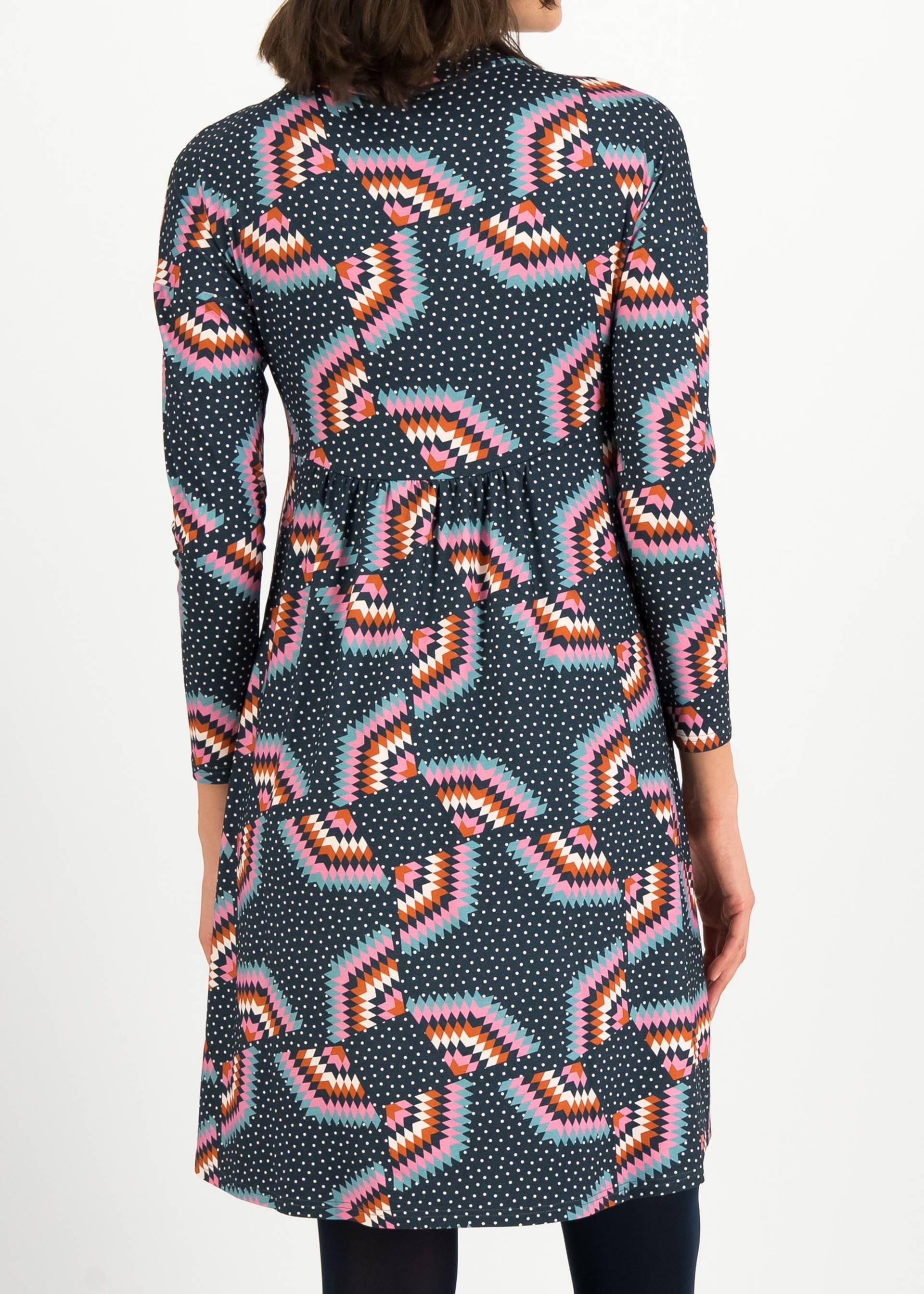 Mini Dress The Peace of Ease , rainbow ikat, Dresses, Blue