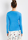 logo cardigan, water cascade, Knitted Jumpers & Cardigans, Blue