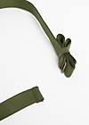 Waist belt Fantastic Elastic Bow, winter moss belt, Accessoires, Green