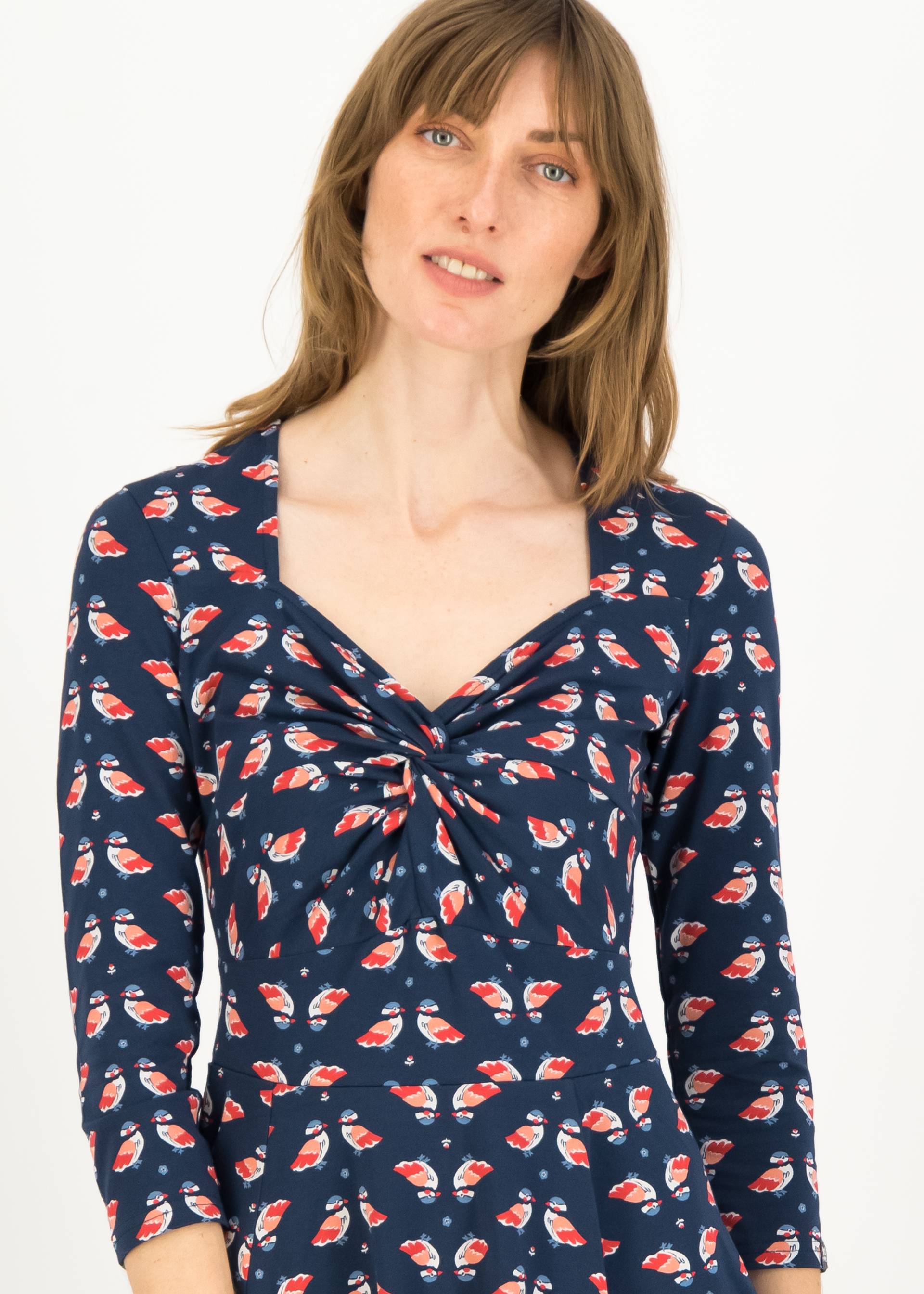 Jerseykleid Hot Knot Power, chirping bird, Kleider, Blau
