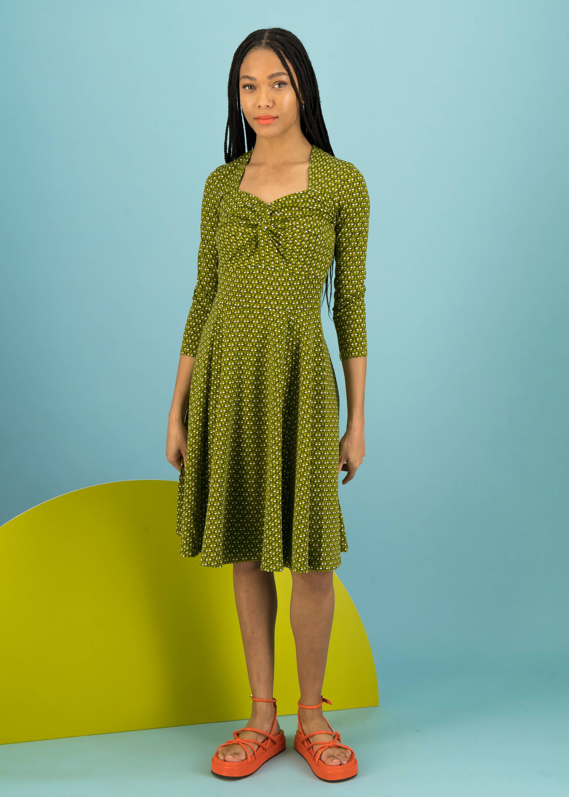 Jersey Dress Hot Knot Power, ultimate spring lover, Dresses, Green