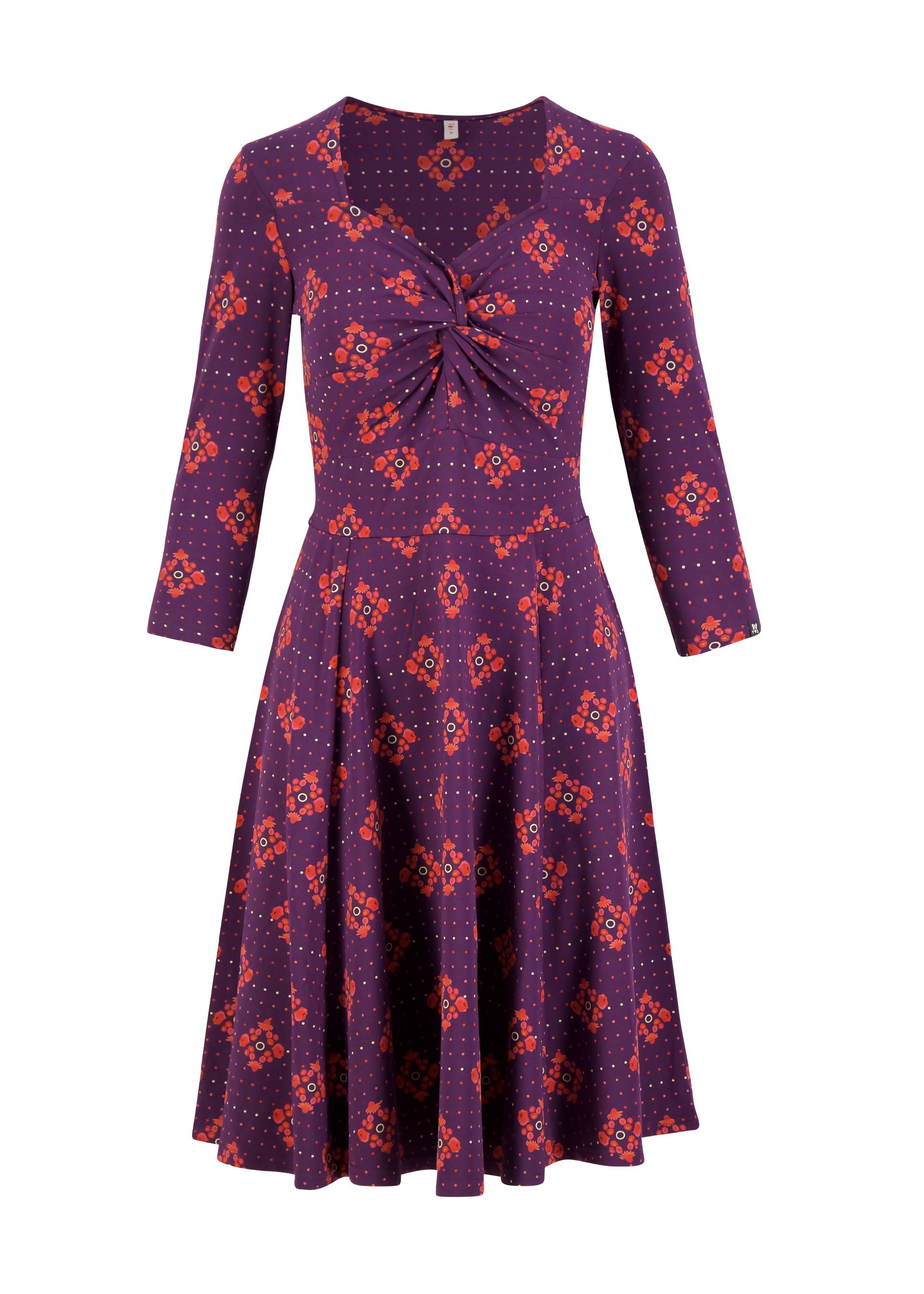 Jerseykleid Hot Knot Power, women support women, Kleider, Lila