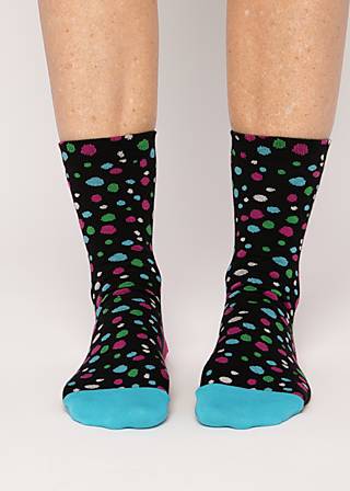 Cotton socks Sensational Steps, confetti party, Socks, Black