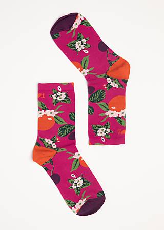 Cotton socks Sensational Steps, sweet smell of summer , Socks, Purple