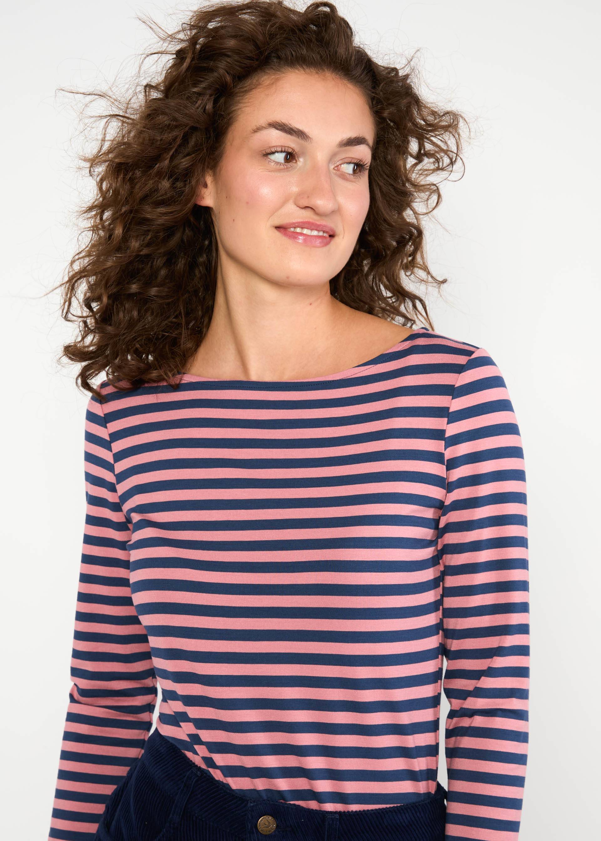 Streifenshirt Sweet Sailorette, dusty blue stripe, Shirts, Blau