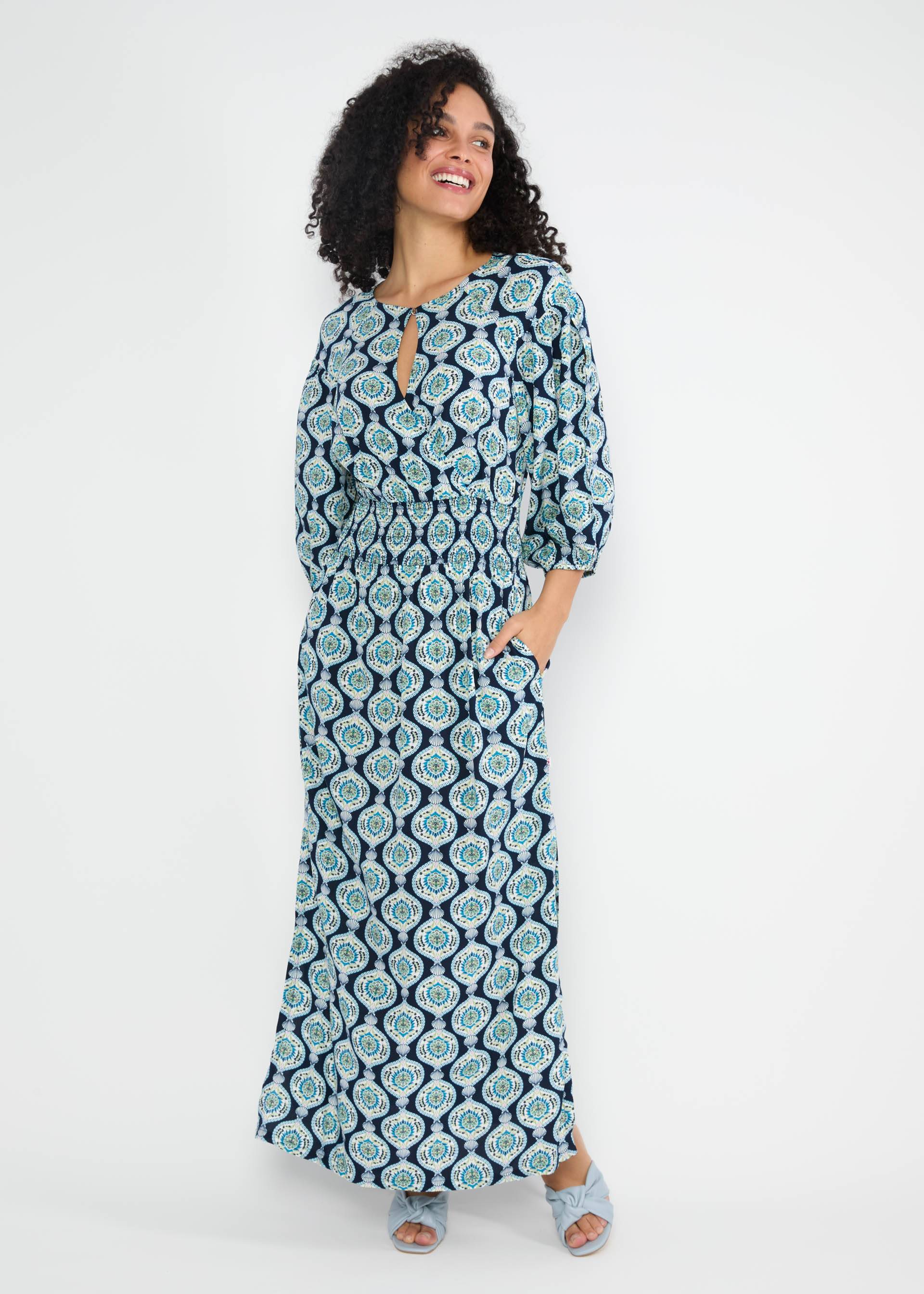 Occasion Dress Oho Ki Boho, romantic shell mosaic, Dresses, Blue