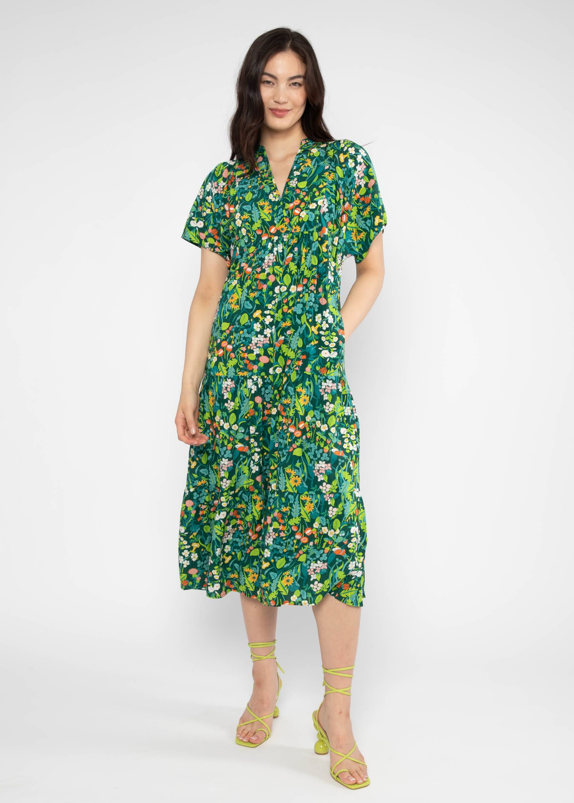 Sommerkleid Saint Tropen, barefoot on grass, Kleider, Grün