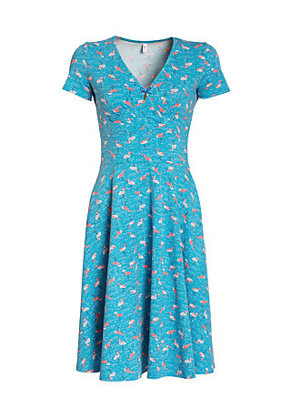 Jersey Dress o'ahula aloha, flamingo bingo, Dresses, Blue