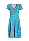 Jersey Dress o'ahula aloha, flamingo bingo, Dresses, Blue