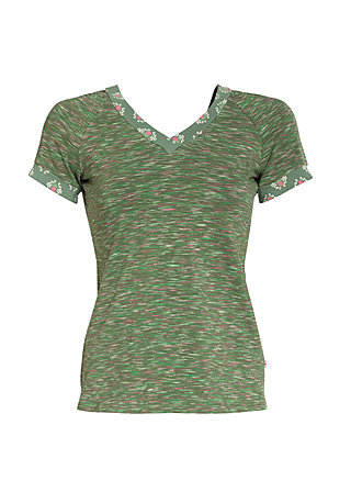 T-Shirt voladora señora, melon melange, Shirts, Green