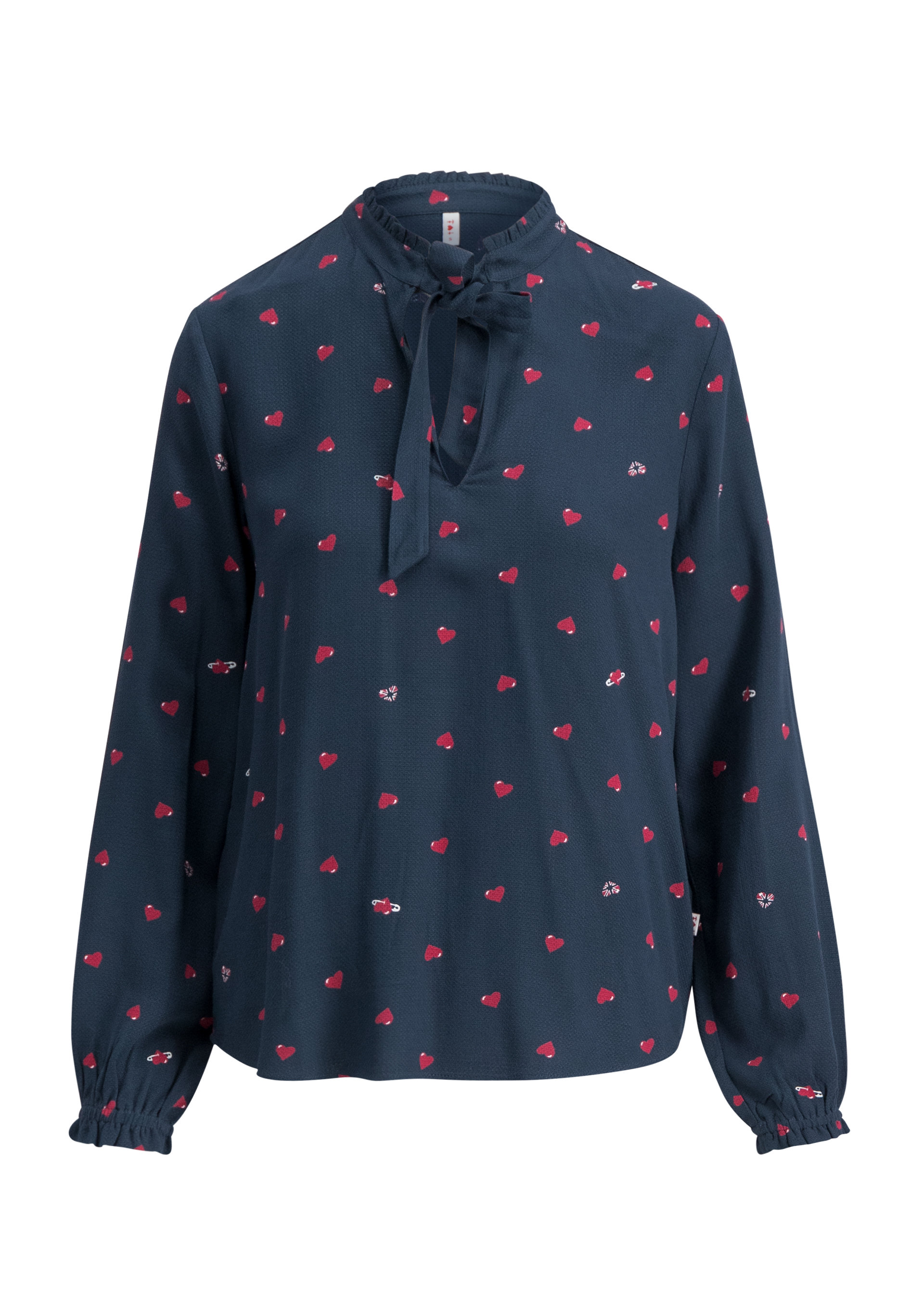 Bluse carrot and stick, punk heart, Blusen & Tuniken, Blau