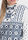 cosy and cool, norwegian snowflake, Strickpullover & Cardigans, Weiß