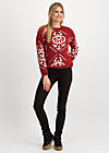 molly wolly, queens crown, Knitted Jumpers & Cardigans, Red