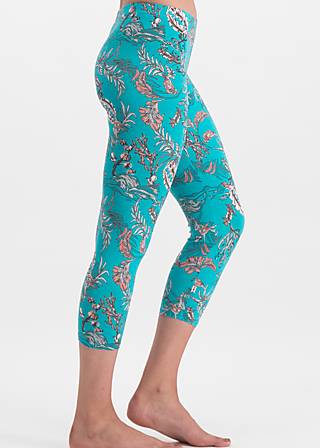 Baumwoll-Leggings happy capri, under the sea, Leggings, Blau