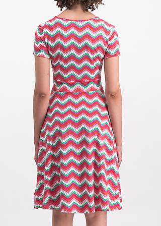 Jersey Dress hot knot summer, hippie zig zag, Dresses, Pink