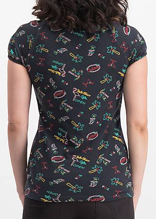 T-Shirt strandhaus romance, beach bar, Tops, Black
