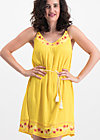 summer in the city, sunflower crepe, Dresses, Yellow