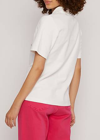 T-Shirt Terry Tiebreaker, sporty white, Tops, White