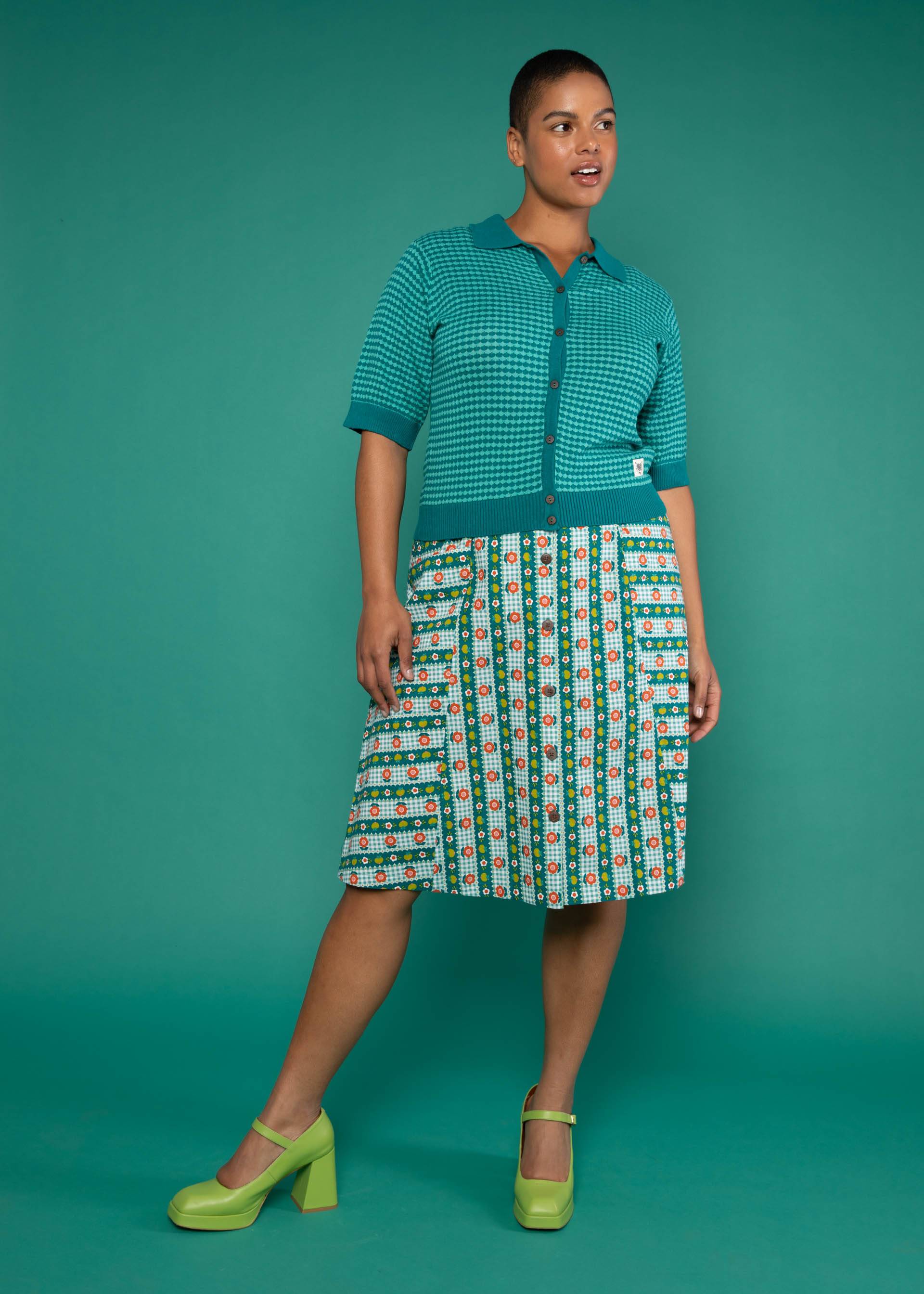 Sommerrock Clockwork Vintage, tiny picnic, Röcke, Grün