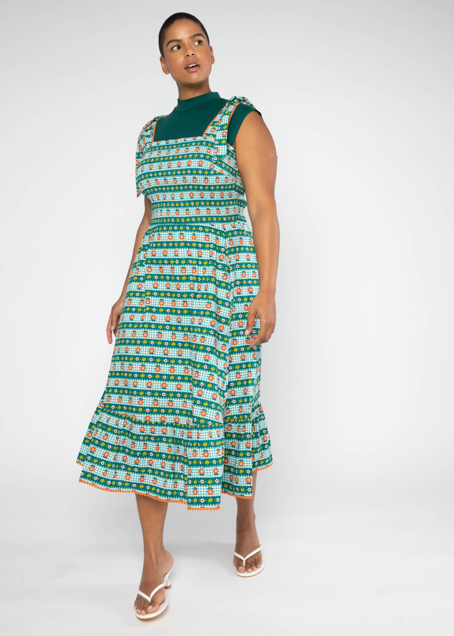 Midikleid Flowerchild, tiny picnic, Kleider, Grün