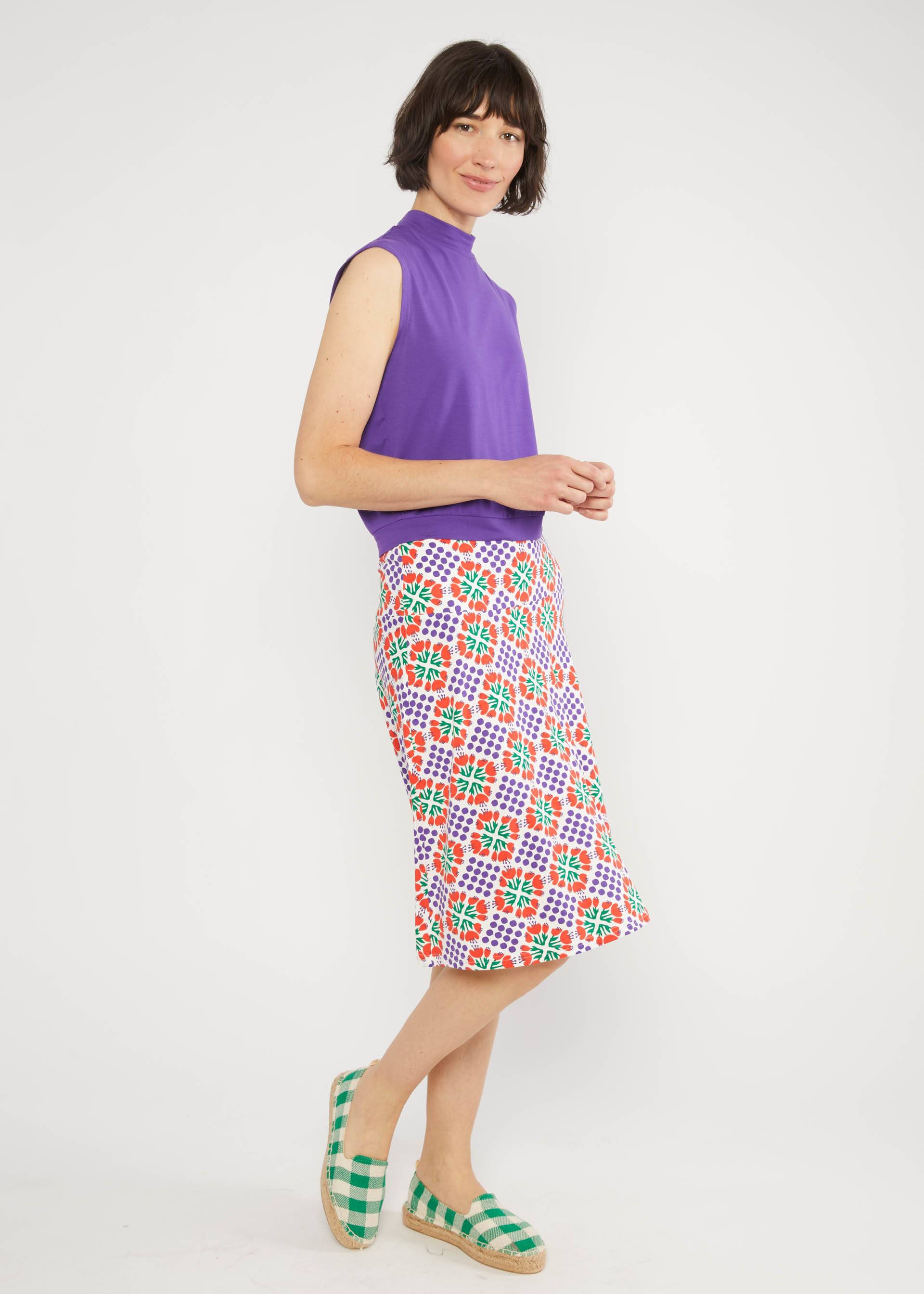 Jerseyrock Frischluft, sunny sunray, Röcke, Weiß