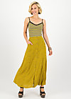 Maxi Skirt fruits of the beach, palm springs, Skirts, Yellow