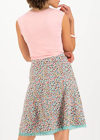 Summer Skirt secret showgirl, fine flower, Skirts, White