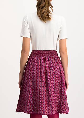 Knielanger Rock fantastic mrs universe, super fruits, Röcke, Rot