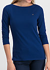 Jerseyshirt logo 3/4 sleeve, back to blue, Shirts, Blau