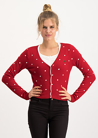 powerdots, super red dot, Knitted Jumpers & Cardigans, Red