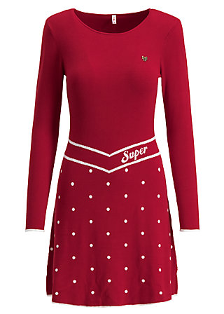 Jumper Dress punktemädel, super red dot, Dresses, Red