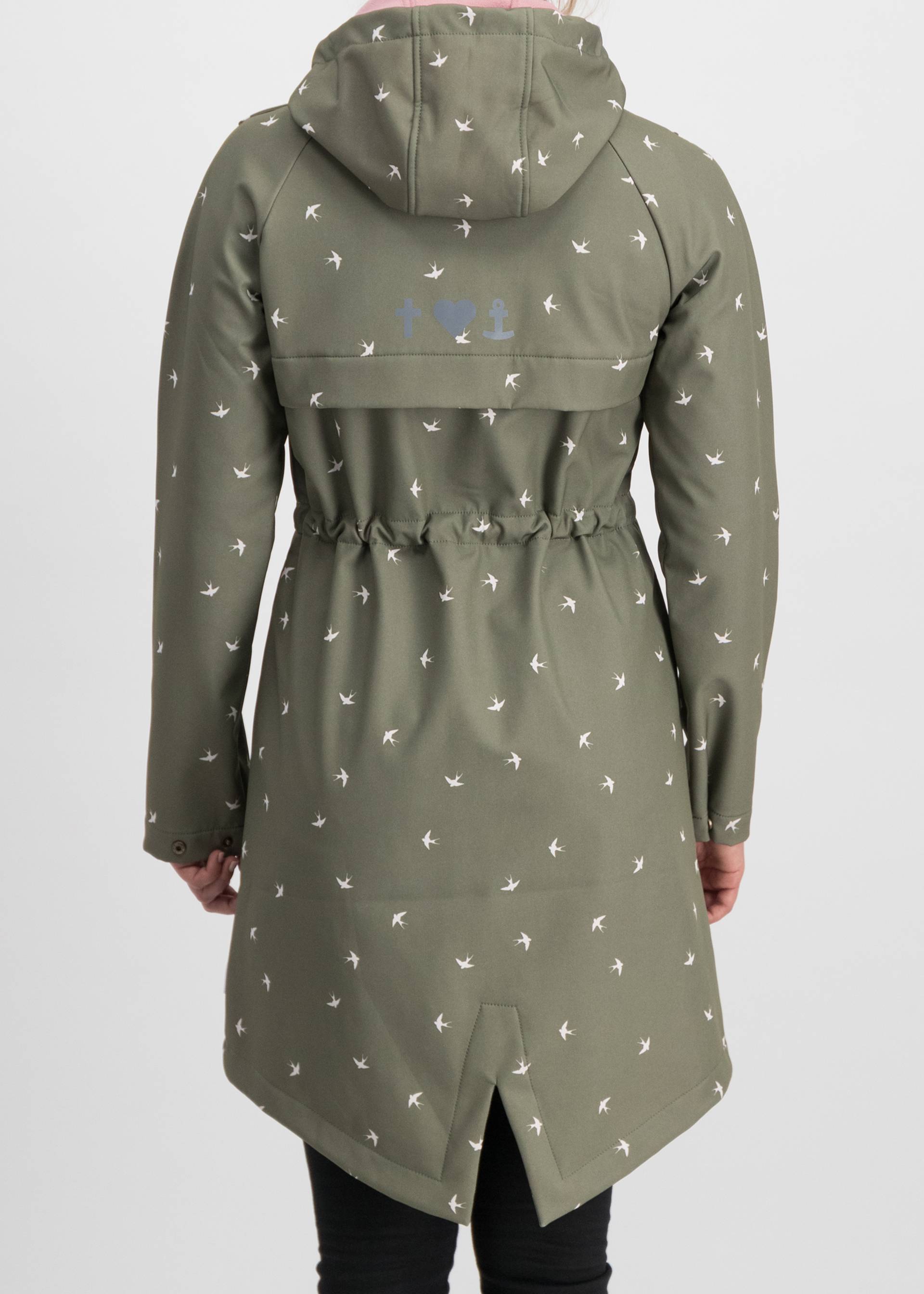 Softshelljacke swallowtail promenade, snow swallow, Jacken & Mäntel, Grün